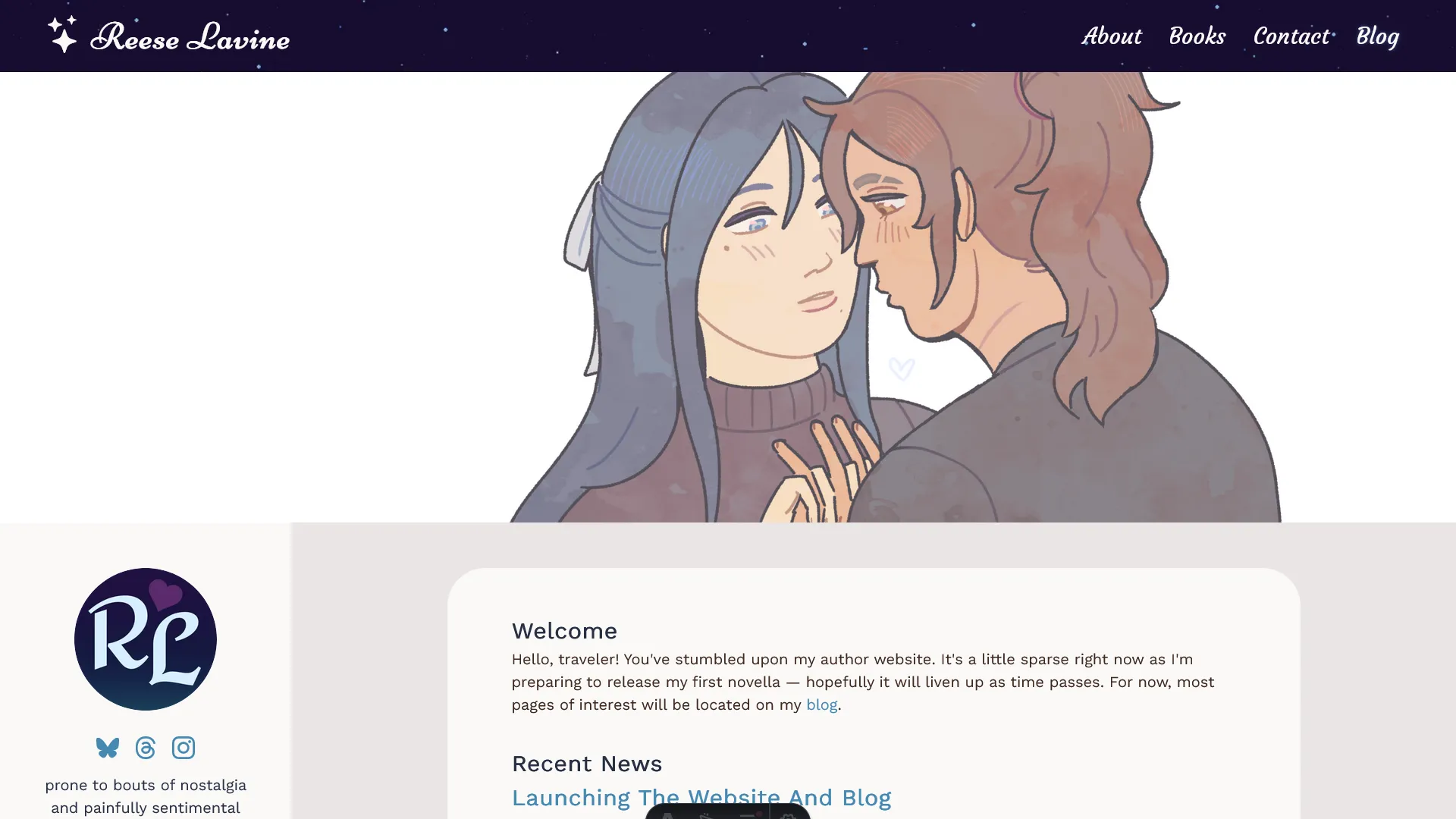 Current site screenshot